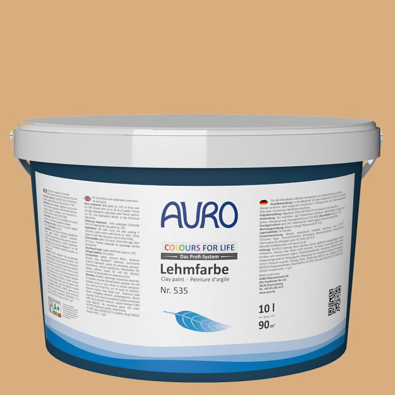 Auro Profi-Lehmfarbe 535 - Colours for life - serengeti 10