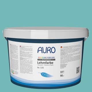 Auro Profi-Lehmfarbe 535 - Colours for life - shimmering sea 05