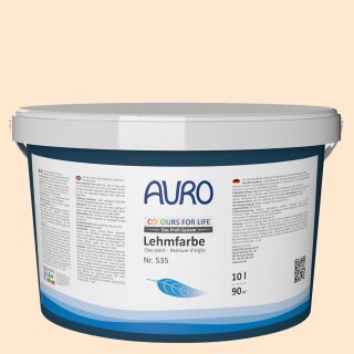Auro Profi-Lehmfarbe 535 - Colours for life - shy apricot