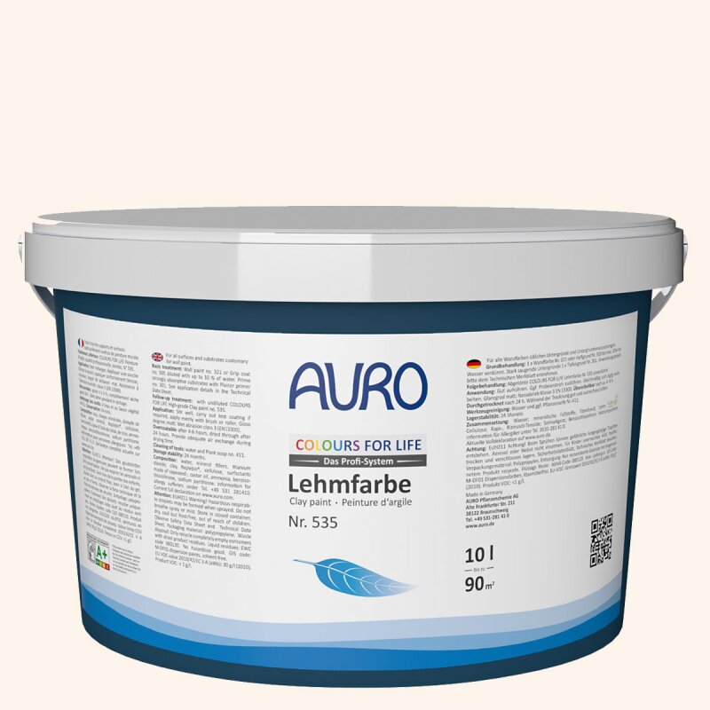 Auro Profi-Lehmfarbe 535 - Colours for life - silk aspiration