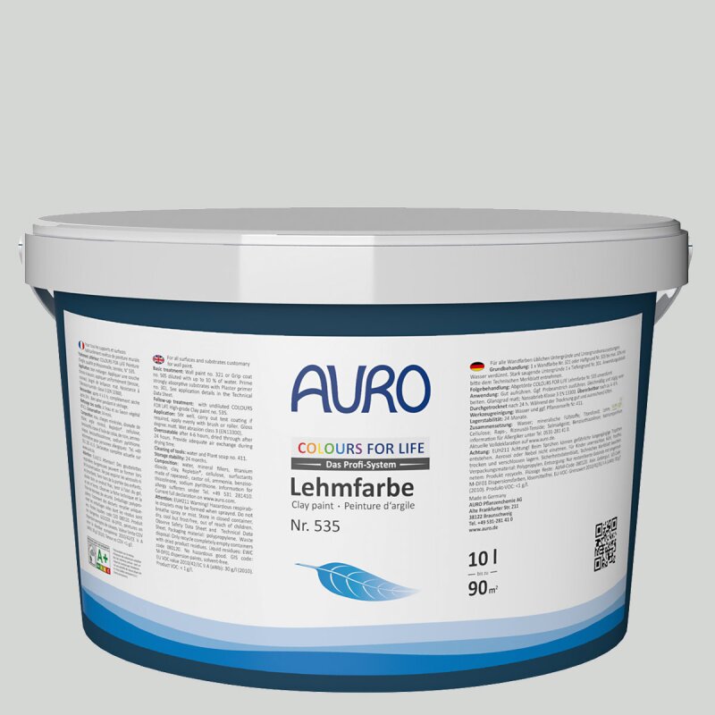 Auro Profi-Lehmfarbe 535 - Colours for life - slate 25