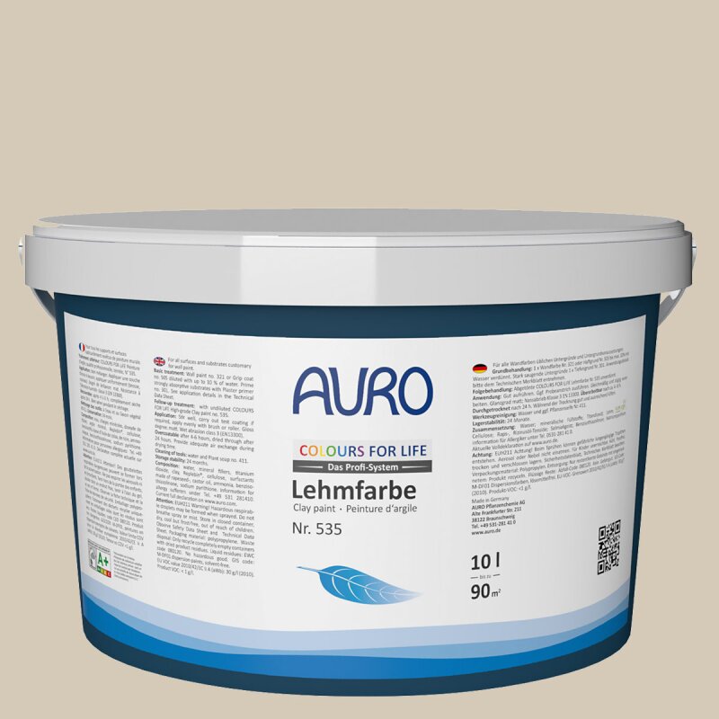 Auro Profi-Lehmfarbe 535 - Colours for life - sludge 20
