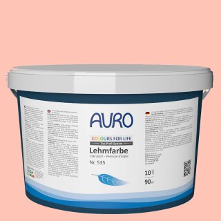 Auro Profi-Lehmfarbe 535 - Colours for life - smoke orange 20
