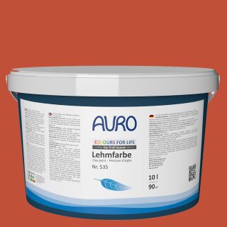 Auro Profi-Lehmfarbe 535 - Colours for life - soft red brown