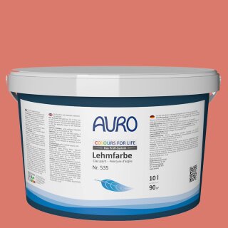 Auro Profi-Lehmfarbe 535 - Colours for life - soft red brown 10