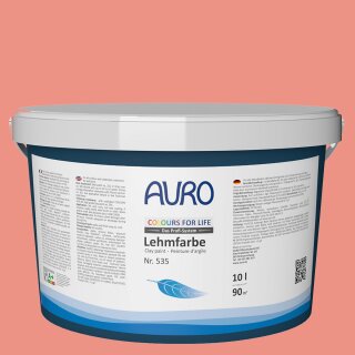 Auro Profi-Lehmfarbe 535 - Colours for life - soft red brown 15