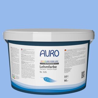 Auro Profi-Lehmfarbe 535 - Colours for life - sparkling blue 10