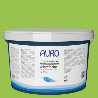 Auro Profi-Lehmfarbe 535 - Colours for life - spring green 05