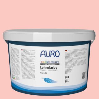 Auro Profi-Lehmfarbe 535 - Colours for life - strawberry delight