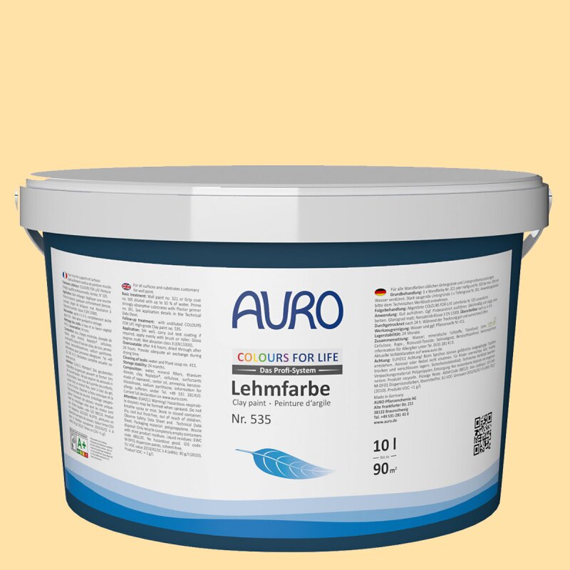 Auro Profi-Lehmfarbe 535 - Colours for life - sundown 20