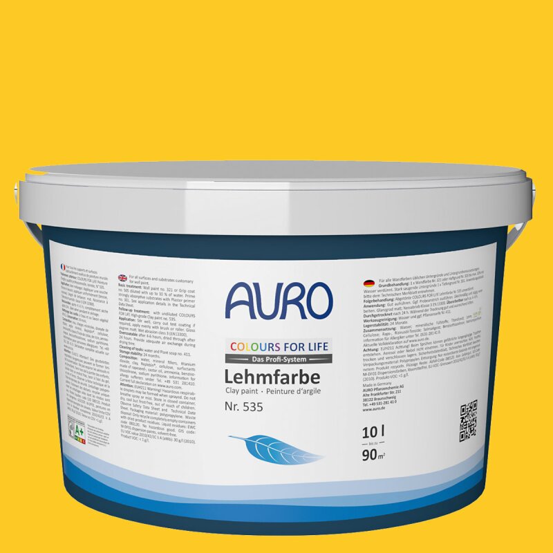 Auro Profi-Lehmfarbe 535 - Colours for life - sun-kissed