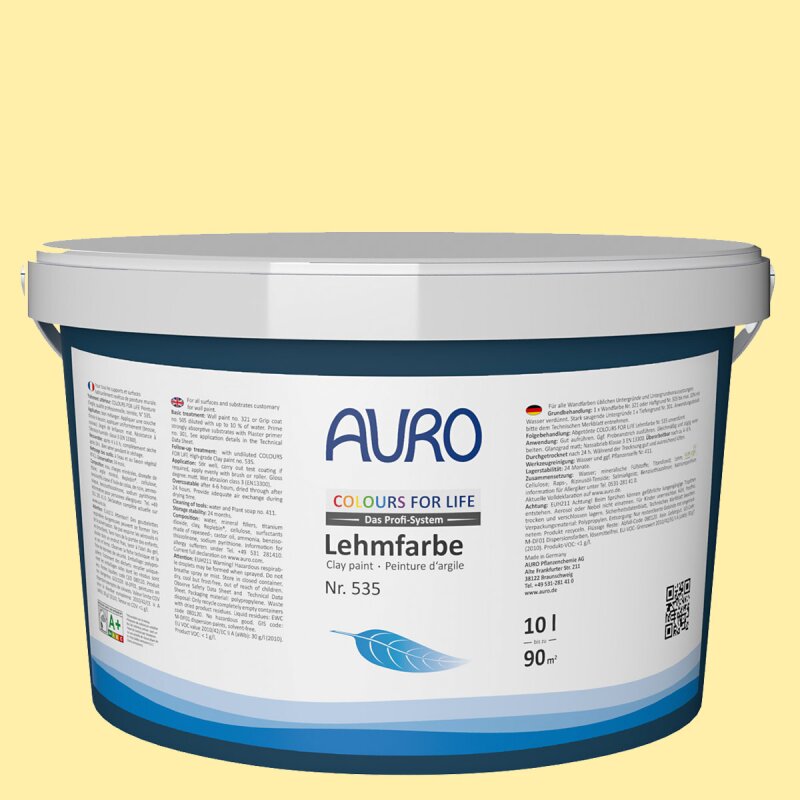 Auro Profi-Lehmfarbe 535 - Colours for life - sun-kissed 20