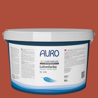 Auro Profi-Lehmfarbe 535 - Colours for life -  terra cotta tone