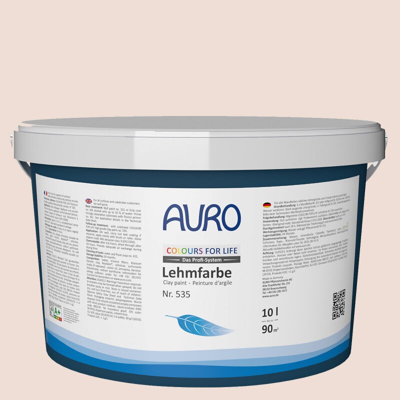 Auro Profi-Lehmfarbe 535 - Colours for life - water chestnut