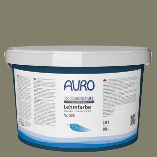 Auro Profi-Lehmfarbe 535 - Colours for life - wildness green 05