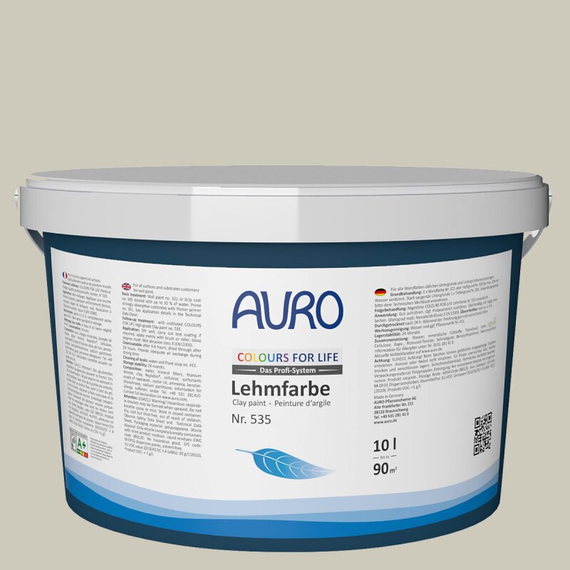 Auro Profi-Lehmfarbe 535 - Colours for life - wildness green 20
