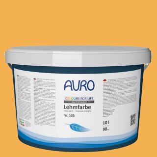 Auro Profi-Lehmfarbe 535 - Colours for life - yellow gold 05