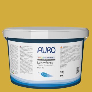 Auro Profi-Lehmfarbe 535 - Colours for life - yellow kelp