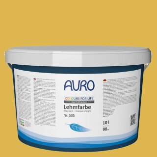 Auro Profi-Lehmfarbe 535 - Colours for life - yellow kelp 05
