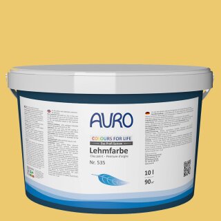 Auro Profi-Lehmfarbe 535 - Colours for life - yellow kelp 10