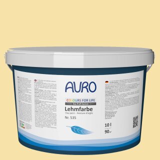 Auro Profi-Lehmfarbe 535 - Colours for life - yellow kelp 20