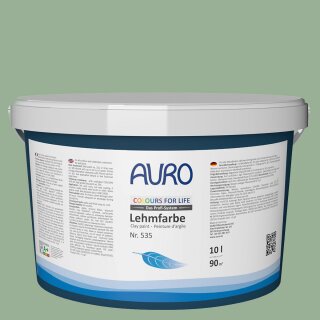 Auro Profi-Lehmfarbe 535 - Colours for life - zucchini 10