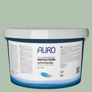 Auro Profi-Lehmfarbe 535 - Colours for life - zucchini 15
