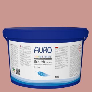 Auro Innenraumfarbe Kalkfarbe Ecolith 584 - Colours for life - deep hazelnut 15