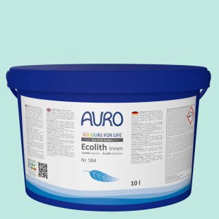 Auro Innenraumfarbe Kalkfarbe Ecolith 584 - Colours for life - mint extract 20