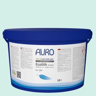 Auro Innenraumfarbe Kalkfarbe Ecolith 584 - Colours for life - mint extract 25
