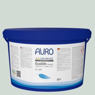 Auro Innenraumfarbe Kalkfarbe Ecolith 584 - Colours for life - moss green 25