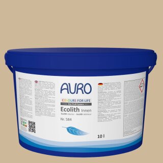 Auro Innenraumfarbe Kalkfarbe Ecolith 584 - Colours for life - olive green 15
