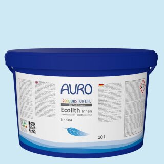 Auro Innenraumfarbe Kalkfarbe Ecolith 584 - Colours for life - pacific ocean 25