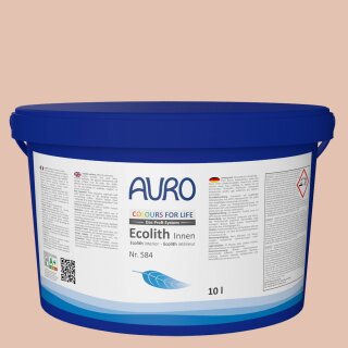 Auro Innenraumfarbe Kalkfarbe Ecolith 584 - Colours for life - rolling tobacco 20