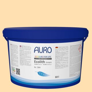 Auro Innenraumfarbe Kalkfarbe Ecolith 584 - Colours for life - yellow gold 20