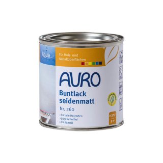 Auro Buntlack seidenmatt 260-65 Gr&uuml;n 0,375 Liter