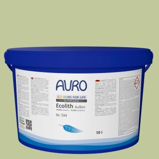 Auro Kalk-Fassadenfarbe Ecolith 594 - Colours for life -  apple green 15