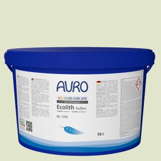 Auro Kalk-Fassadenfarbe Ecolith 594 - Colours for life -  apple green 25
