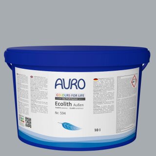 Auro Kalk-Fassadenfarbe Ecolith 594 - Colours for life -  asphalt grey 15