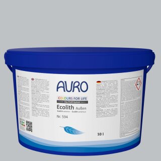 Auro Kalk-Fassadenfarbe Ecolith 594 - Colours for life -  asphalt grey 20
