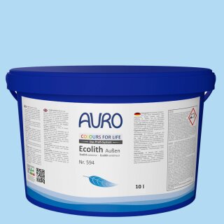 Auro Kalk-Fassadenfarbe Ecolith 594 - Colours for life -  atlantic ocean 20