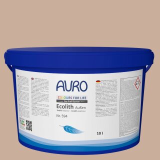 Auro Kalk-Fassadenfarbe Ecolith 594 - Colours for life -  beige brown 15