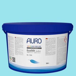 Auro Kalk-Fassadenfarbe Ecolith 594 - Colours for life -  blue breeze 15