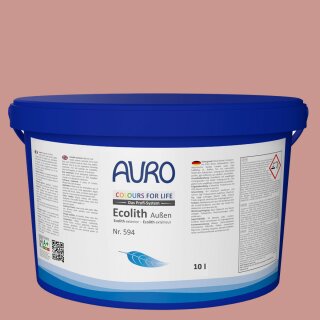 Auro Kalk-Fassadenfarbe Ecolith 594 - Colours for life -  deep hazelnut 15