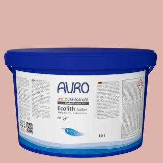 Auro Kalk-Fassadenfarbe Ecolith 594 - Colours for life -  deep hazelnut 20