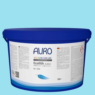 Auro Kalk-Fassadenfarbe Ecolith 594 - Colours for life -  ice blue 15