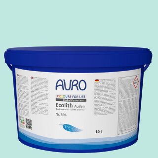 Auro Kalk-Fassadenfarbe Ecolith 594 - Colours for life -  mint extract 20