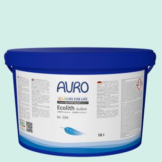 Auro Kalk-Fassadenfarbe Ecolith 594 - Colours for life -  mint extract 25