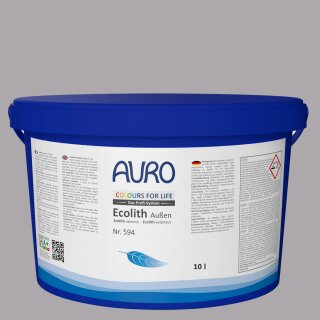 Auro Kalk-Fassadenfarbe Ecolith 594 - Colours for life -  mocca 15