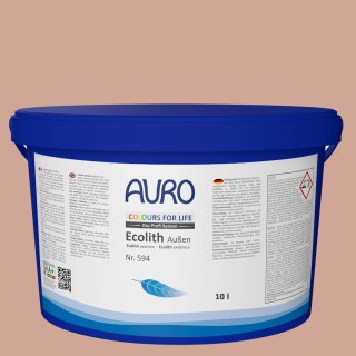 Auro Kalk-Fassadenfarbe Ecolith 594 - Colours for life -  nutmeg brown 15